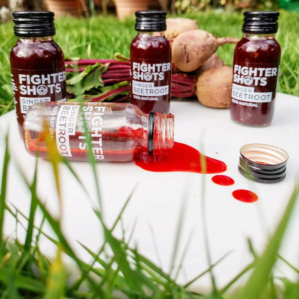 Fighter Shots 100% VEGAN Ginger + Beetroot - Cafe Supply