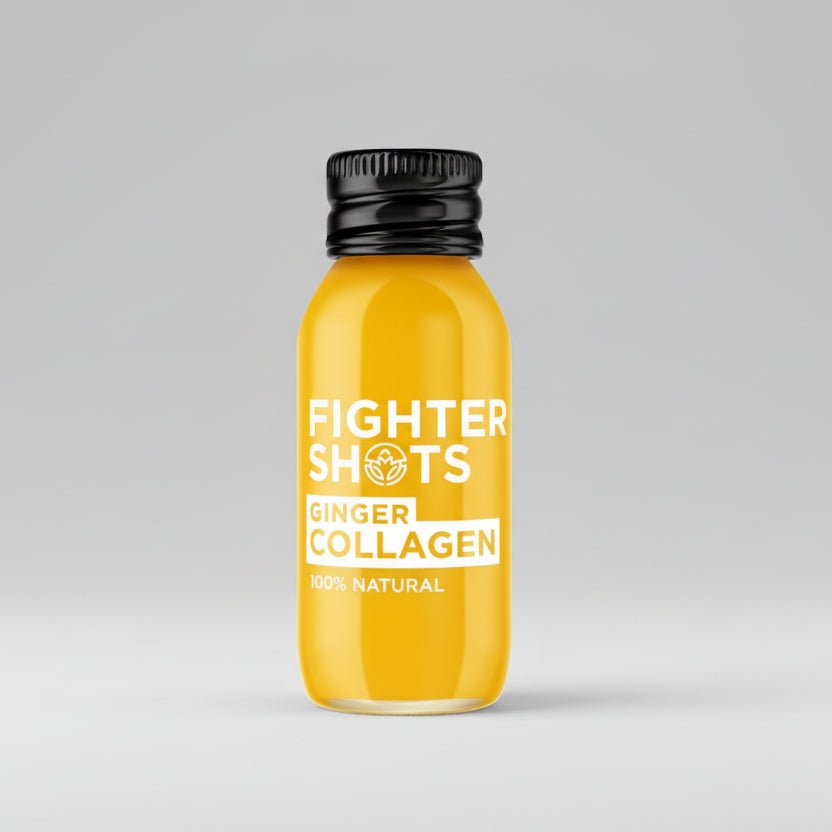 Fighter Shots Ginger + Marine Collagen 3,000mg - Cafe Supply
