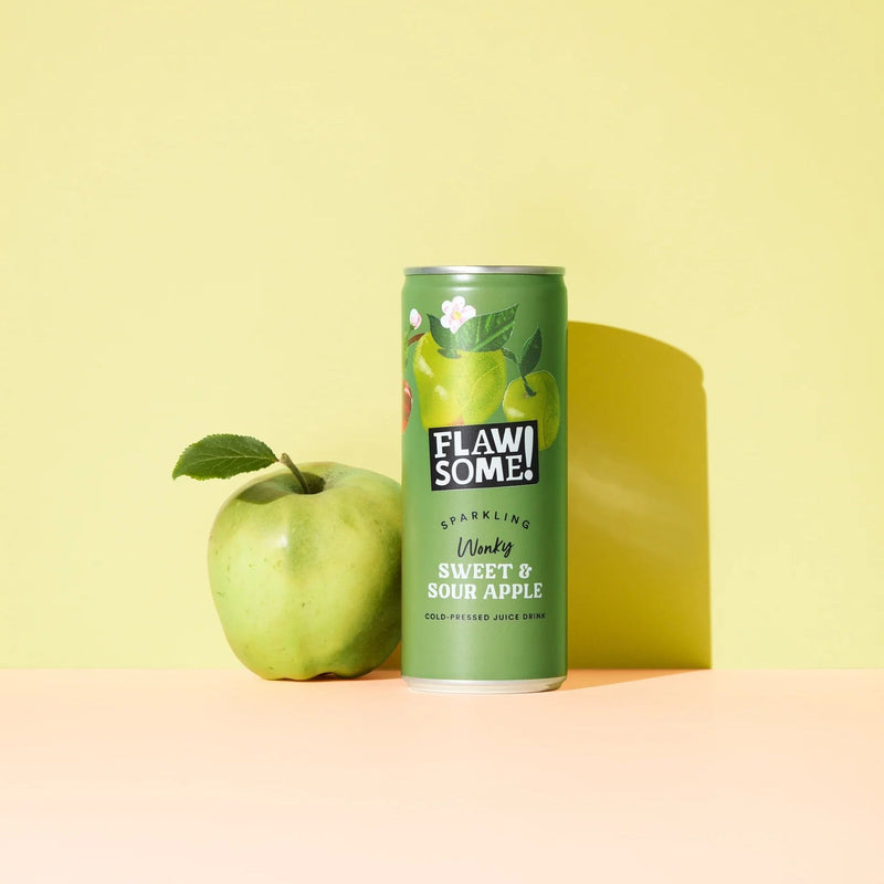 FLAWSOME APPLE SEET & SOUR SPARKLING 24X250ML - Cafe Supply