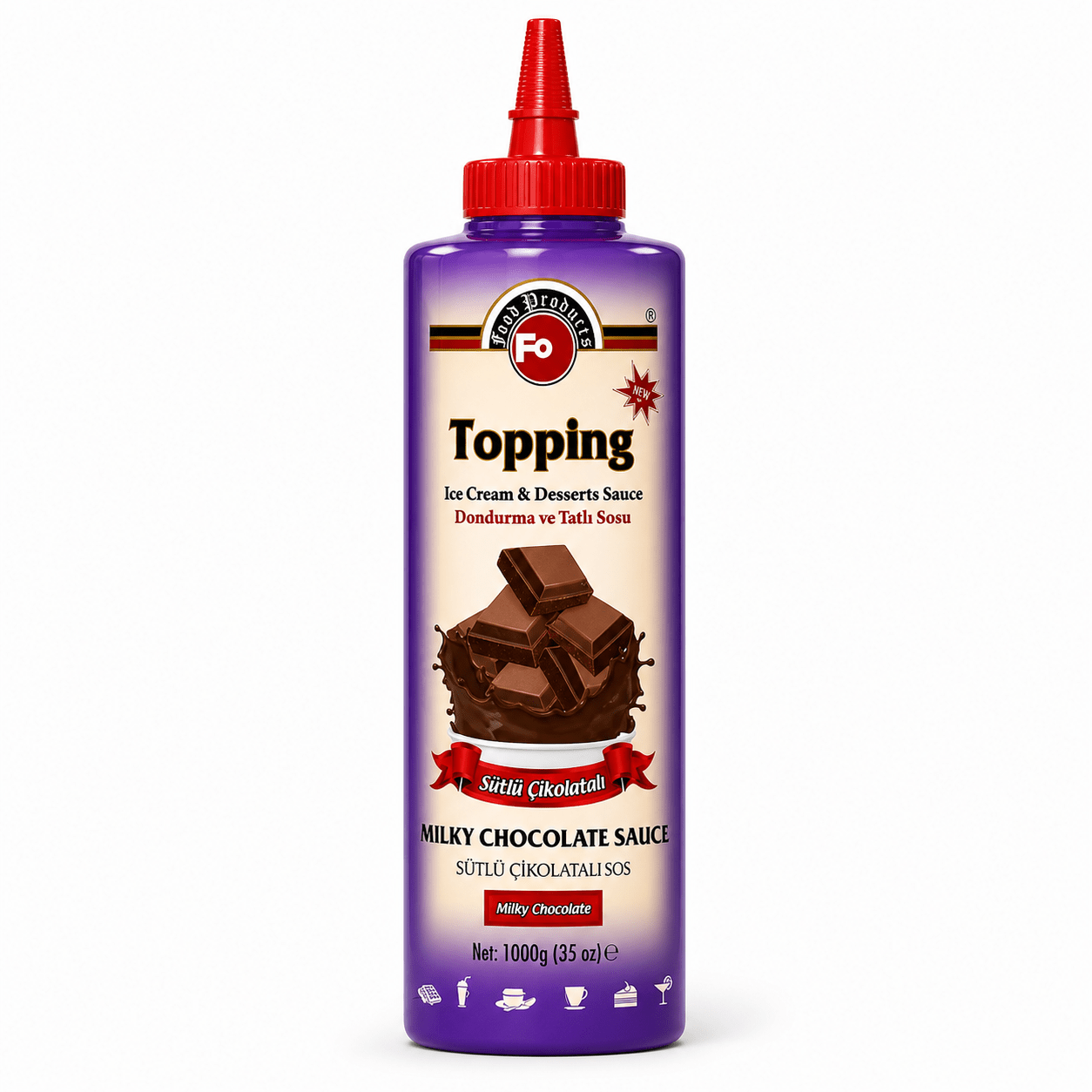 FO TOPPING SAUCE CHOCOLATE 70CL - Cafe Supply