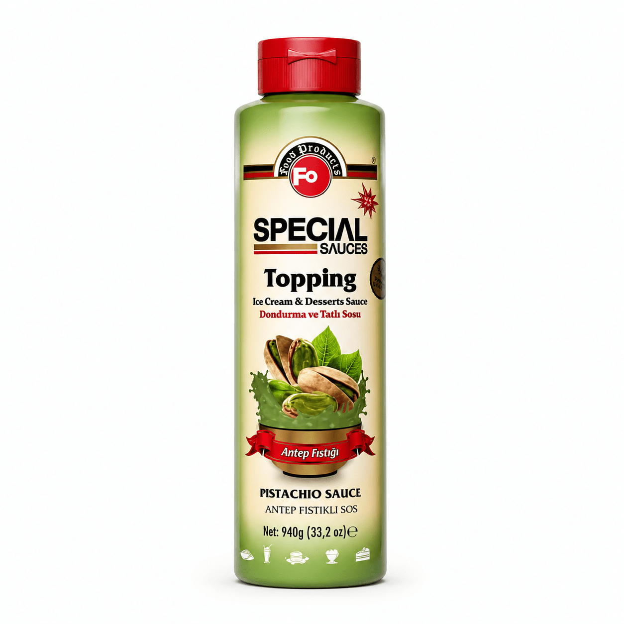 FO TOPPING SAUCE PISTACHIO 70CL - Cafe Supply