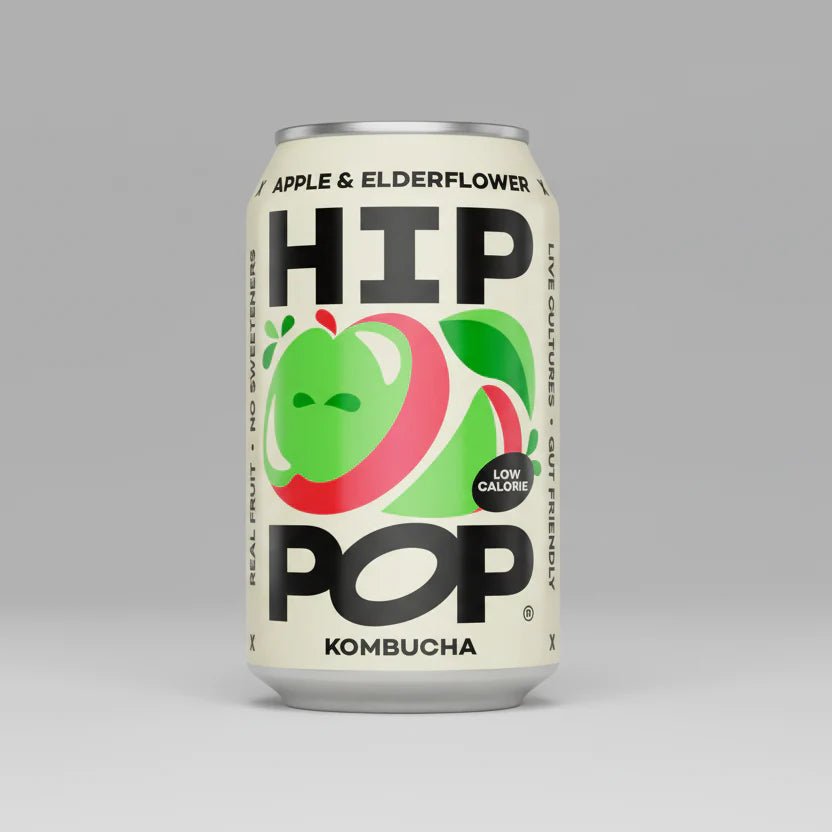Hip Pop Apple Elderflower Kombucha - Cafe Supply