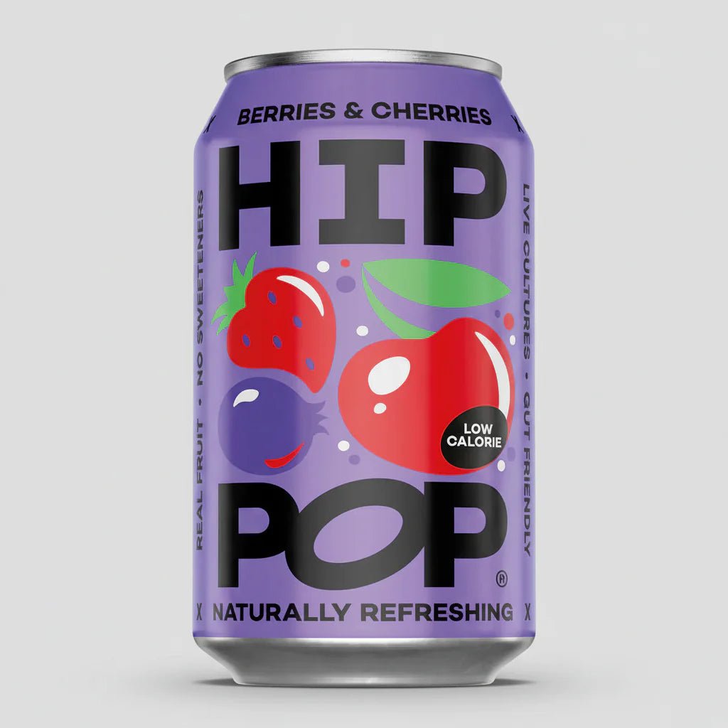 Hip Pop Berries & Cherries Soda - Cafe Supply