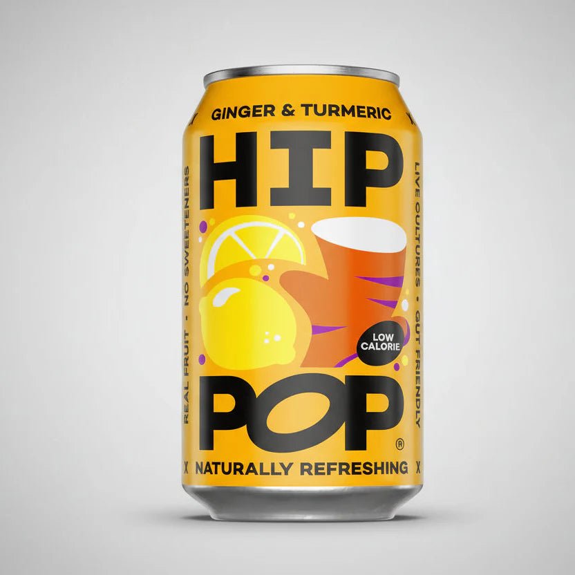 Hip Pop Ginger & Turmeric Soda - Cafe Supply