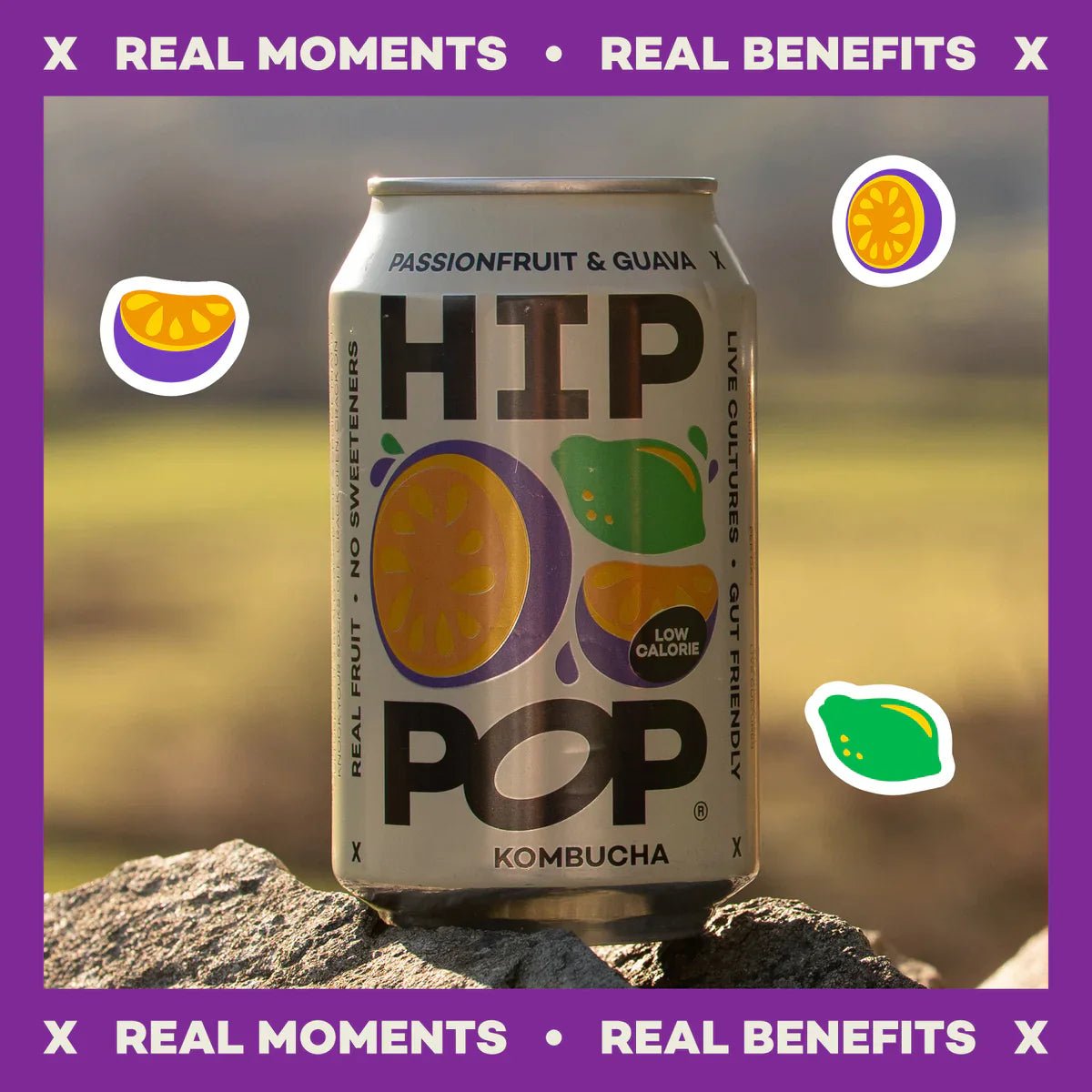 Hip Pop Passionfruit and Guava CBD Kombucha - Cafe Supply