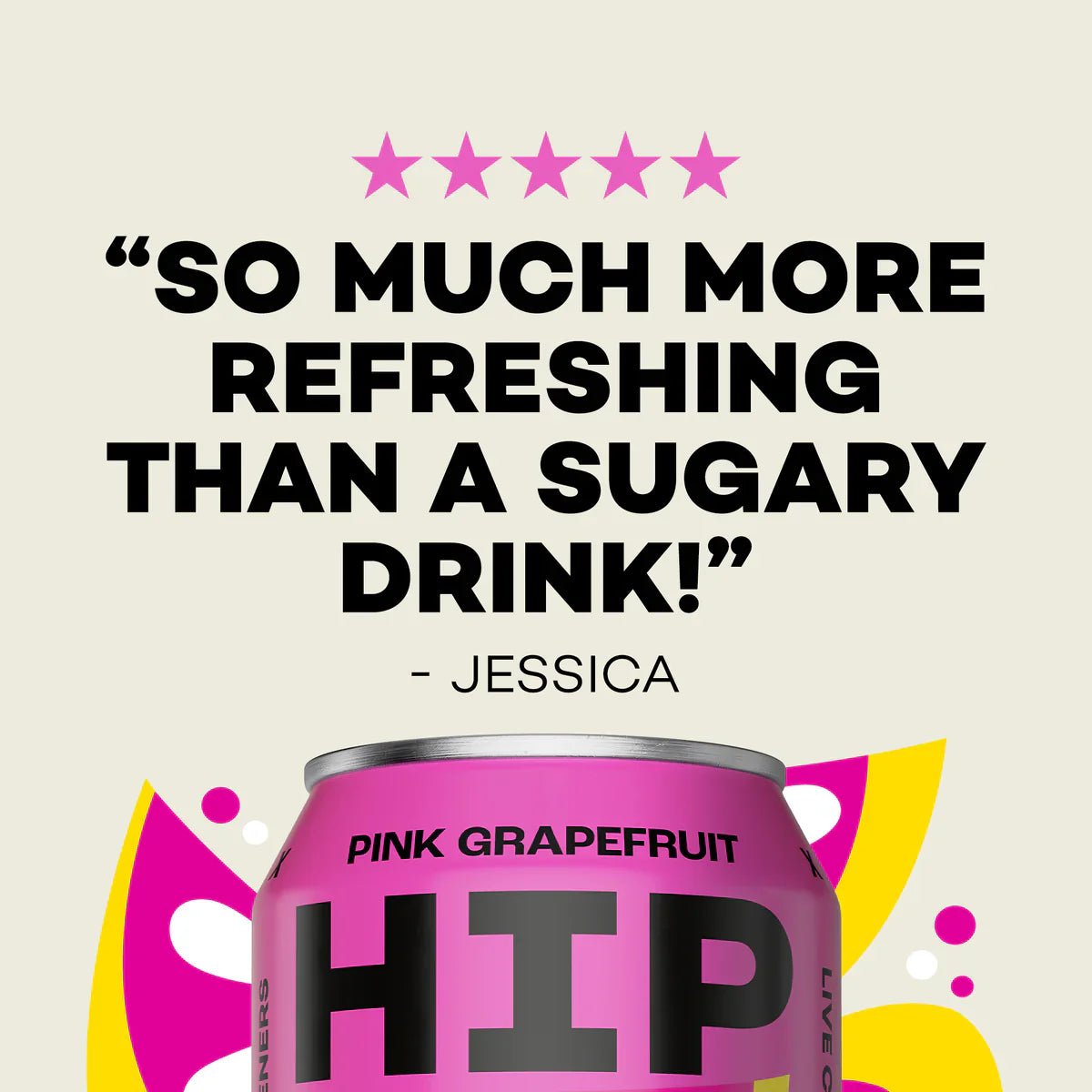 Hip Pop Pink Grapefruit Soda - Cafe Supply