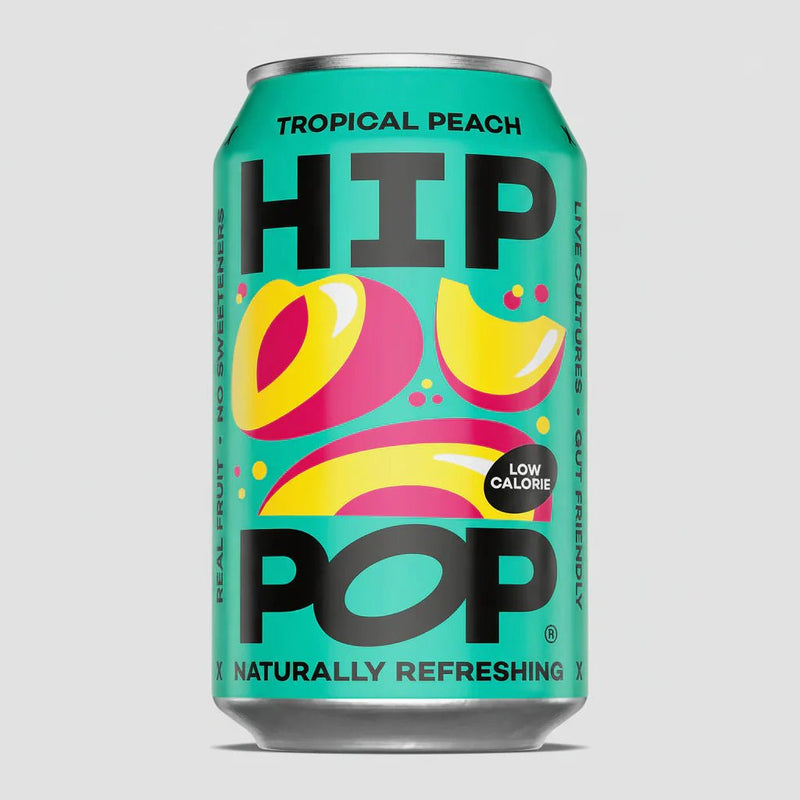 Hip Pop Tropical Peach Soda - Cafe Supply