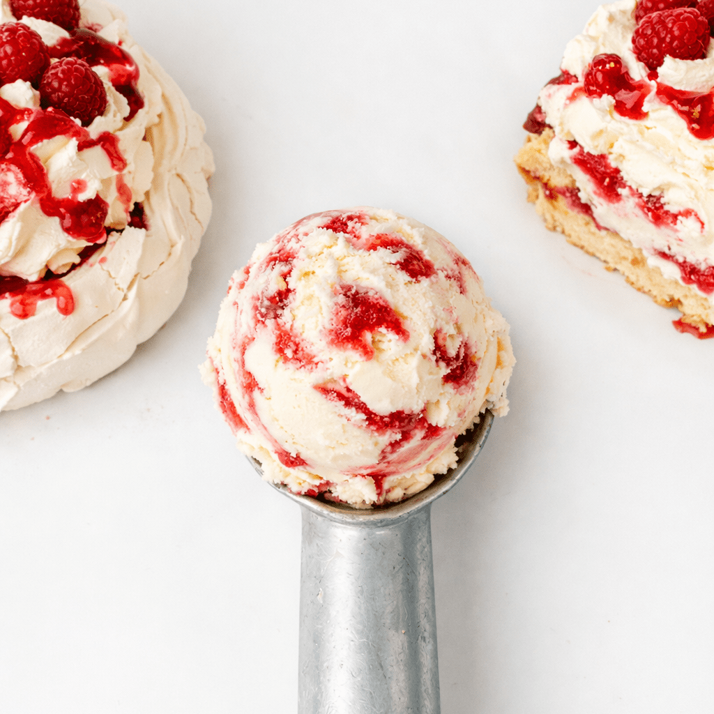 MARSHFIELD Raspberry Ripple Pavlova Ice Cream - Cafe Supply