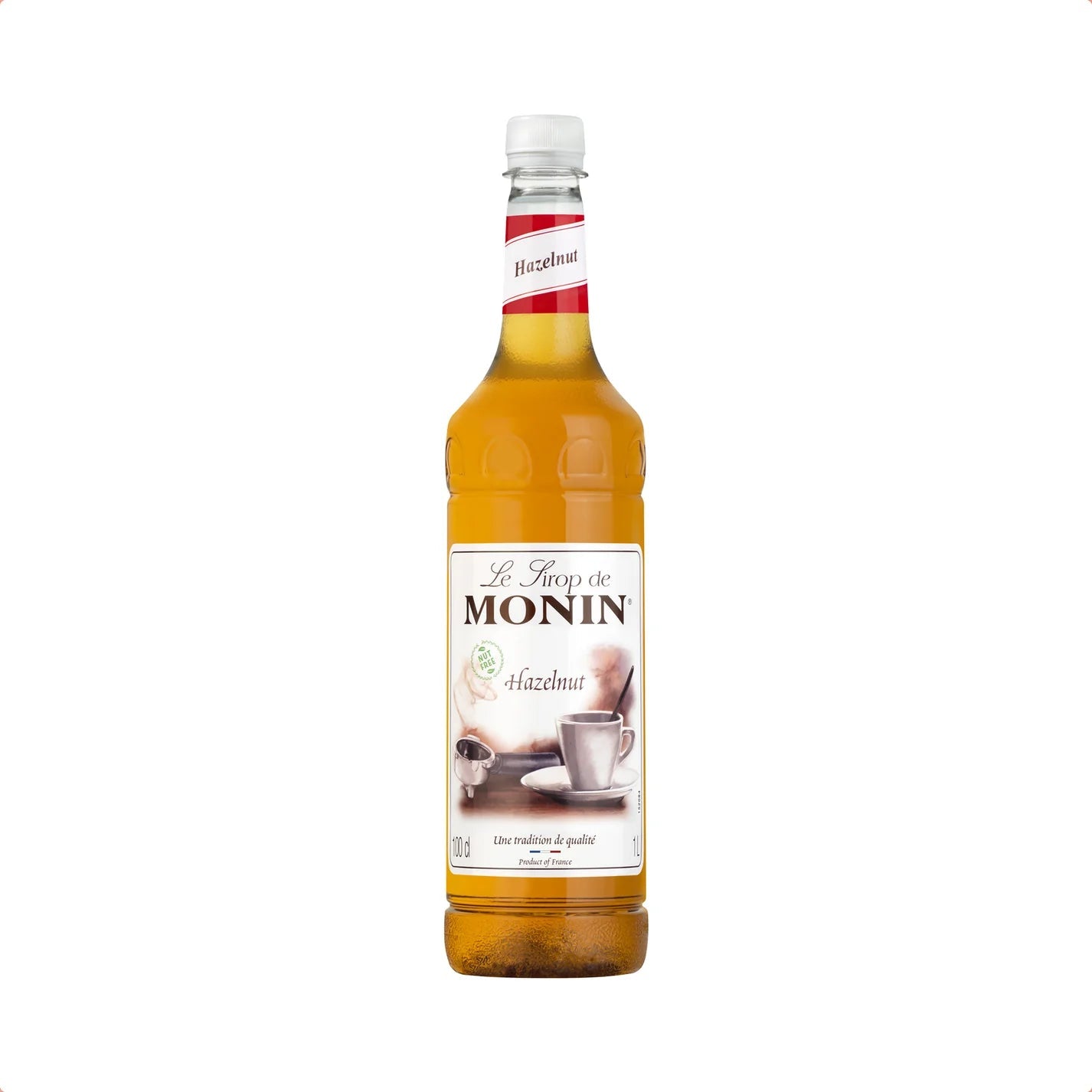 MONIN NUT FREE HAZELNUT SYRUP 1LT PET BOTTLE - Cafe Supply