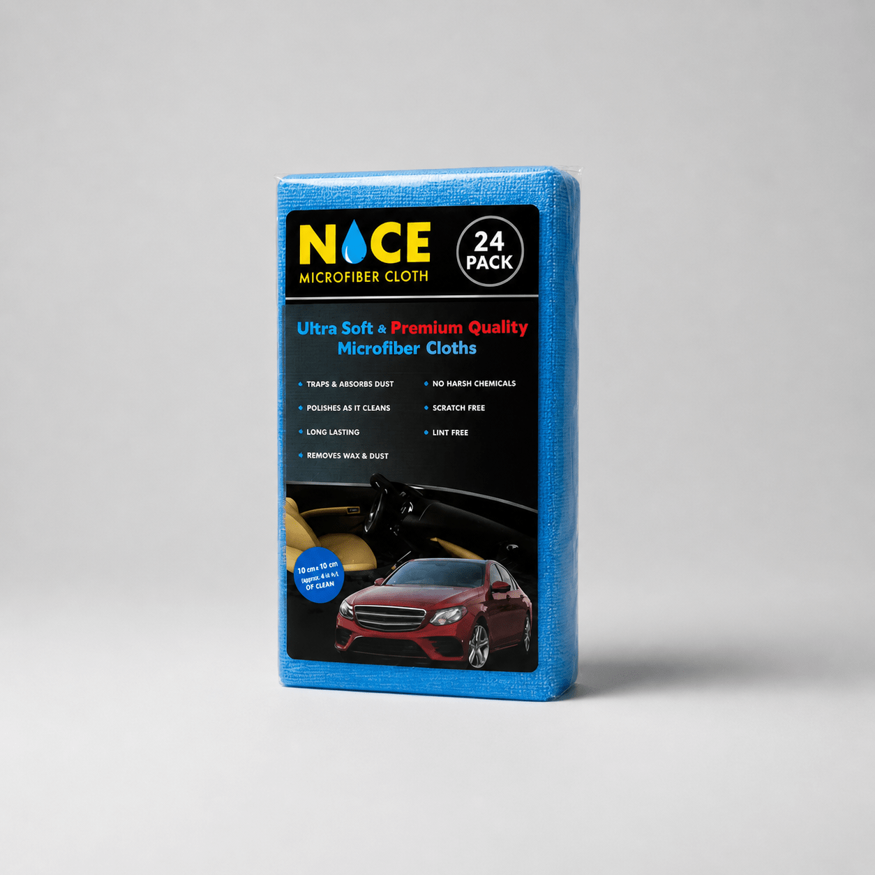 NICE Microfiber Cloth 350 Gsm (24 Pack) - Cafe Supply