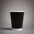 Ripple Wall Cup | Black - Cafe Supply