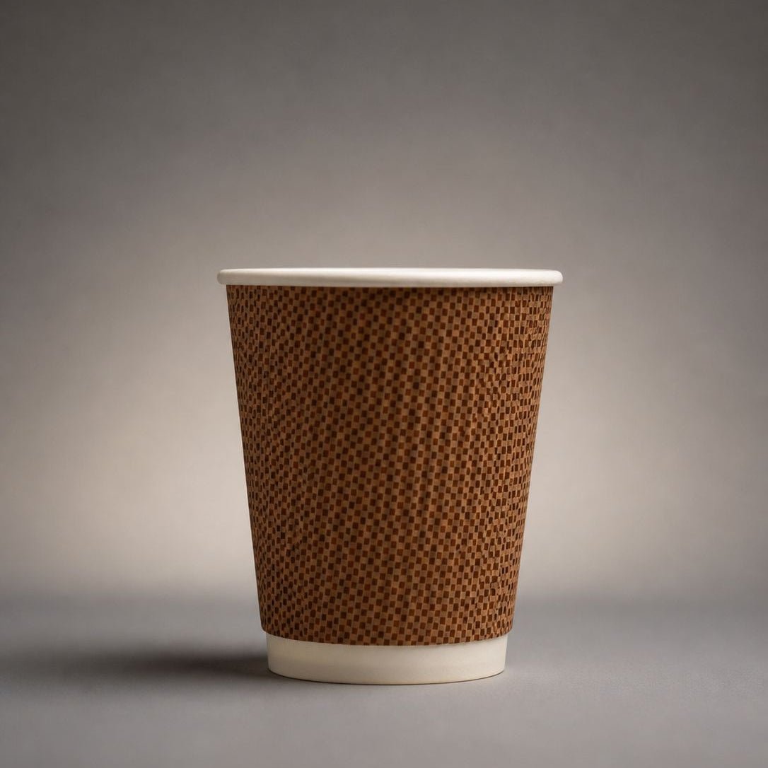 Ripple Wall Cup | Brown - Cafe Supply