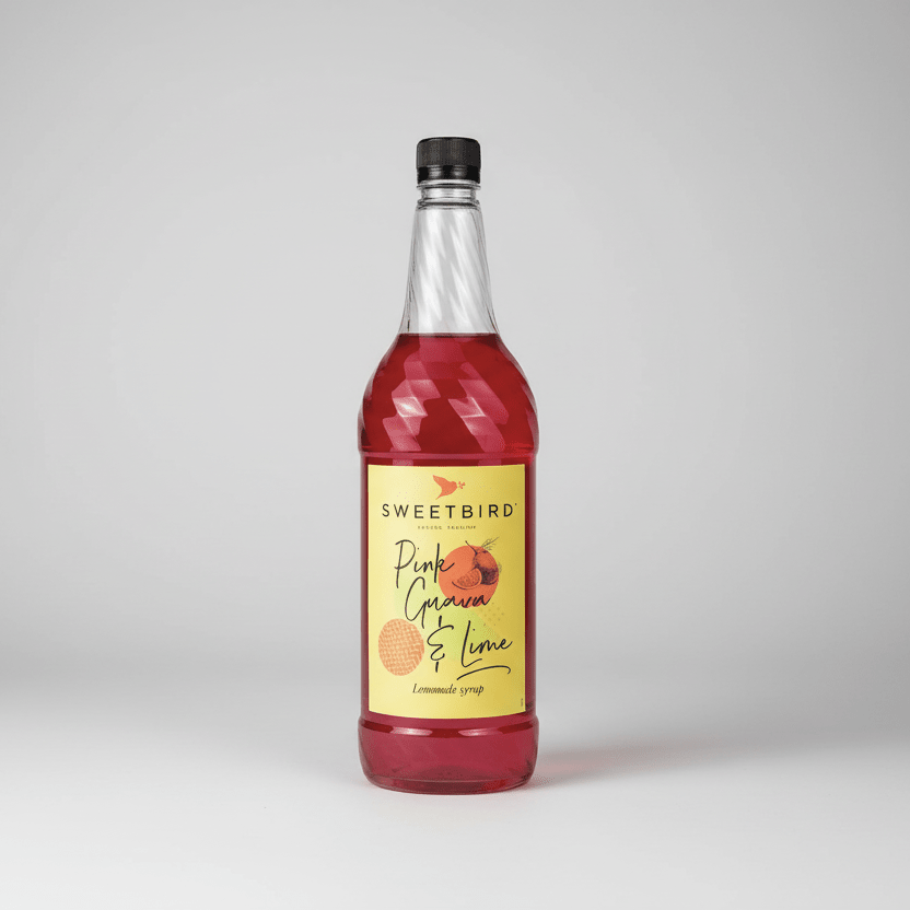 Sweetbird Pink Guava Lime Lemonade Syrup - Cafe Supply