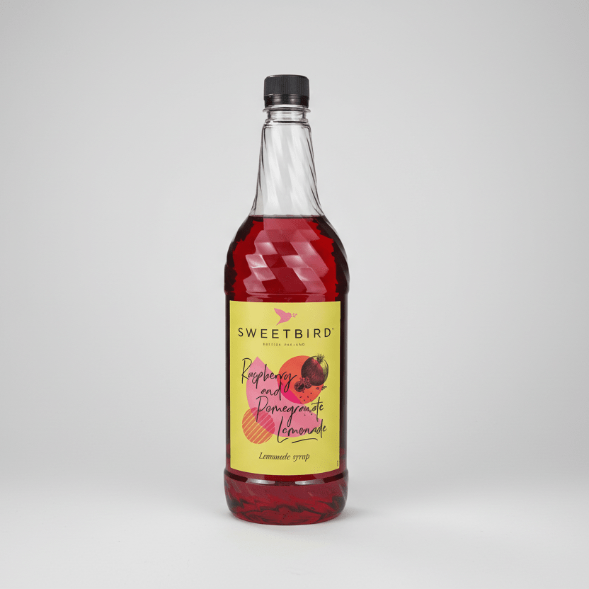 Sweetbird Raspberry & Pomegranate Lemonade Syrup - Cafe Supply