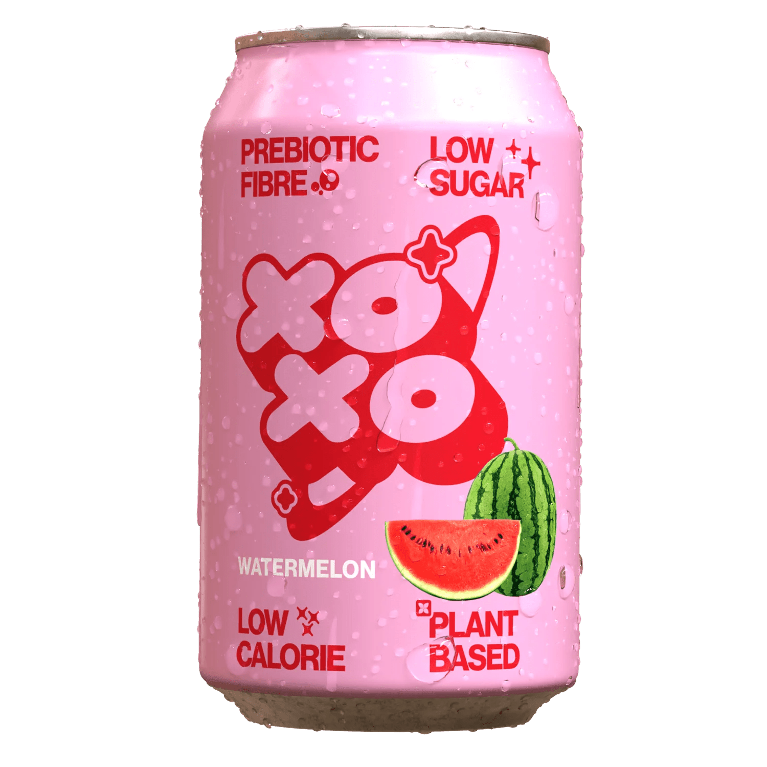 XOXO Watermelon Prebiotic Soda 12x330ml - Cafe Supply